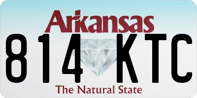 AR license plate 814KTC