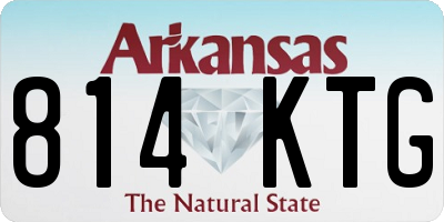AR license plate 814KTG