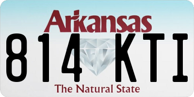 AR license plate 814KTI