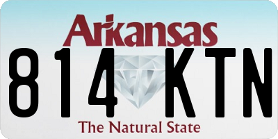 AR license plate 814KTN