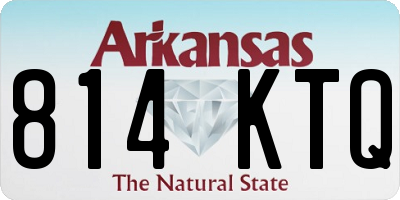 AR license plate 814KTQ