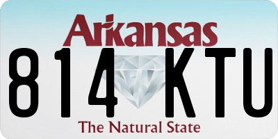AR license plate 814KTU