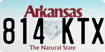 AR license plate 814KTX