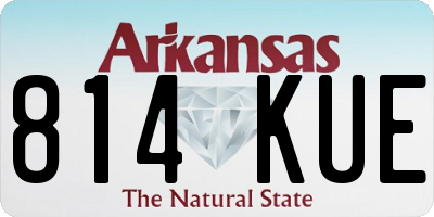 AR license plate 814KUE