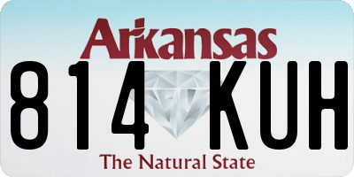 AR license plate 814KUH