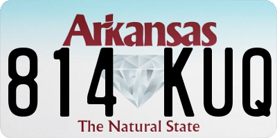 AR license plate 814KUQ