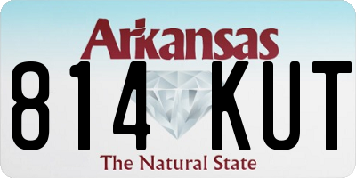 AR license plate 814KUT