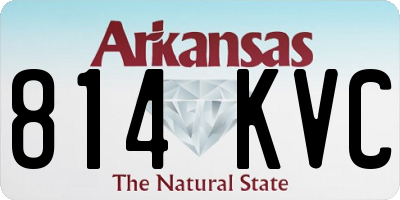 AR license plate 814KVC