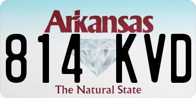 AR license plate 814KVD