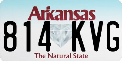 AR license plate 814KVG