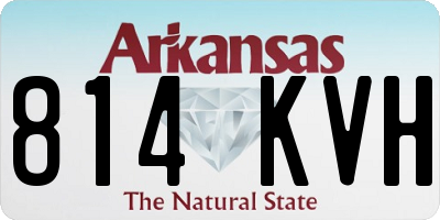 AR license plate 814KVH