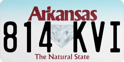 AR license plate 814KVI