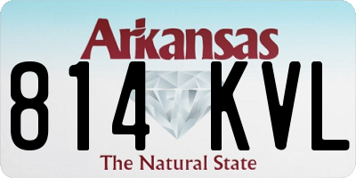 AR license plate 814KVL
