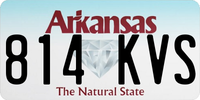 AR license plate 814KVS
