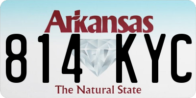AR license plate 814KYC