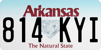 AR license plate 814KYI