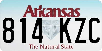 AR license plate 814KZC