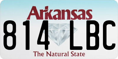AR license plate 814LBC
