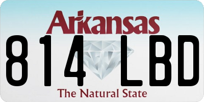 AR license plate 814LBD