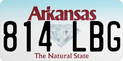 AR license plate 814LBG