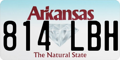 AR license plate 814LBH
