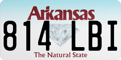 AR license plate 814LBI
