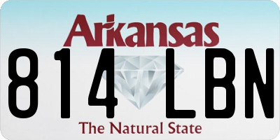 AR license plate 814LBN