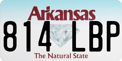 AR license plate 814LBP