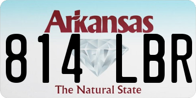 AR license plate 814LBR