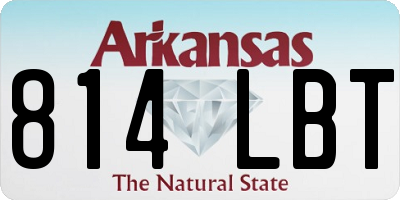 AR license plate 814LBT