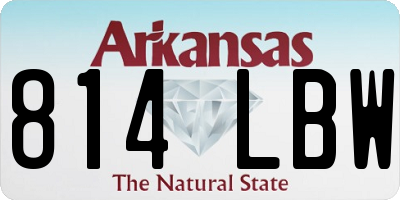 AR license plate 814LBW