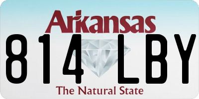 AR license plate 814LBY