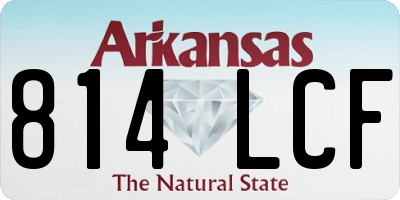 AR license plate 814LCF