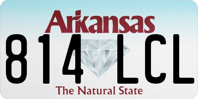 AR license plate 814LCL