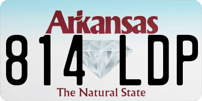 AR license plate 814LDP