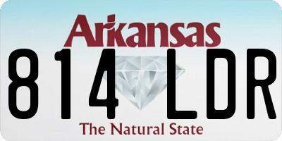 AR license plate 814LDR