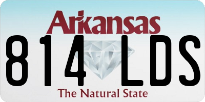 AR license plate 814LDS