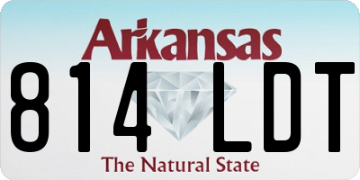 AR license plate 814LDT
