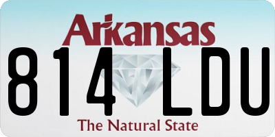 AR license plate 814LDU