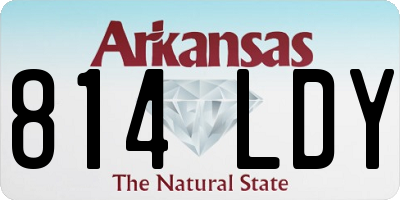 AR license plate 814LDY