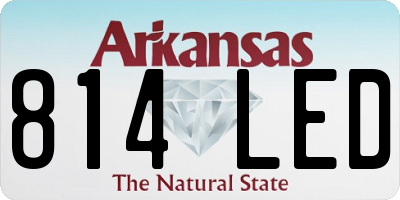 AR license plate 814LED