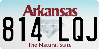 AR license plate 814LQJ