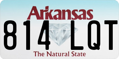 AR license plate 814LQT