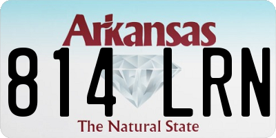 AR license plate 814LRN