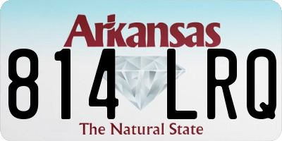 AR license plate 814LRQ