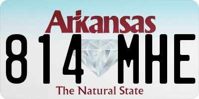 AR license plate 814MHE