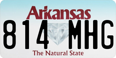 AR license plate 814MHG