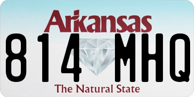 AR license plate 814MHQ
