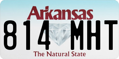 AR license plate 814MHT