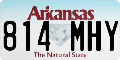 AR license plate 814MHY